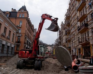 Реконструкцию Андреевского спуска продлили до Нового года, - СМИ