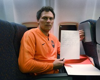 Андрей Пятов написал письмо пленным украинским морякам