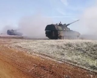 Немецкая 155-мм САУ PzH 2000 отработала по оккупантам на окраине Бахмута (видео)