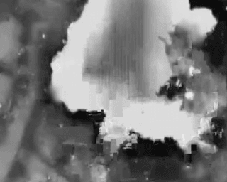 Израиль ночью уничтожил базу военной разведки террористов ХАМАС (видео)