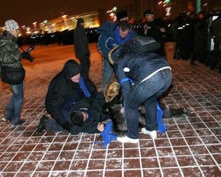 Акцию протеста в Минске снова пресекла милиция