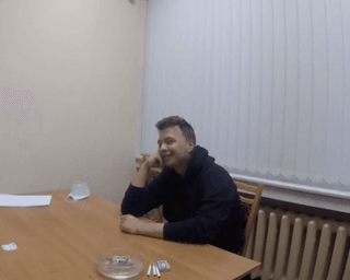 "Макароны с мясом были!": Протасевич на камеру похвалил питание в минском СИЗО (видео)