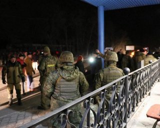 Полиция возле Краматорска задержала автоколонну сторонников блокады ОРДЛО