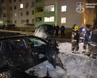 Попали в тот же двор, что атаковали ранее: россияне ударили по Харькову дроном со шрапнелью (фото)