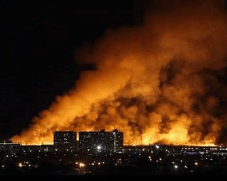 Россия ударила по Киеву баллистикой и "Шахедами": повреждены АЗС и многоэтажки, что известно