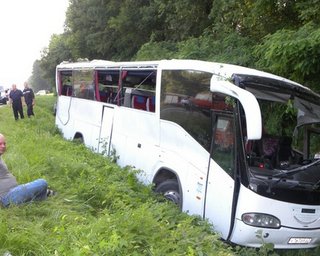 Число пострадавших в масштабном ДТП под Черниговом возросло до 29 человек