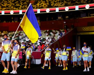 Выход сборной Украины на церемонии открытия Олимпиады в Токио: как это было (фото)