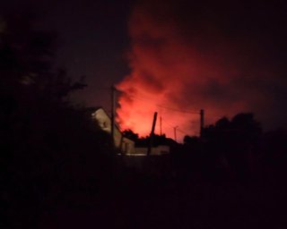 На месте пожар: дроны атаковали железную дорогу в Волгоградской области, являющуюся частью логистики ВС РФ (фото, видео)