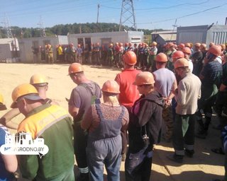 Сотрудники предприятия "Гродножилстрой" открыто заявили, что голосовали за Тихановскую