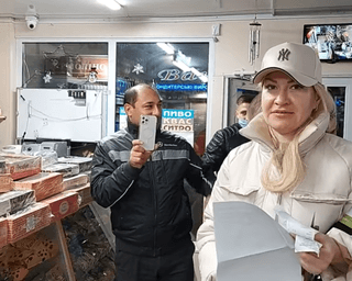 Под Киевом мэр устроила рейд по проверке ограничений и сама их нарушила (видео)