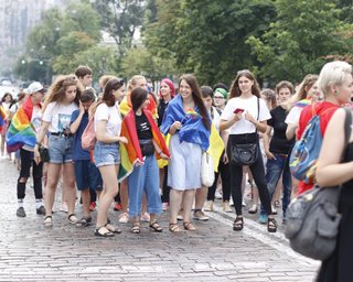 Марш равенства в Киеве: как проходит акция представителей ЛГБТ-сообщества (Обновляется)
