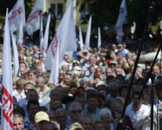 На Михайловской площади начался объединительный съезд Батьківщини 