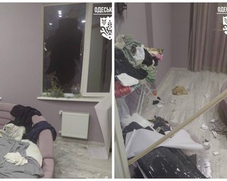 Россияне атаковали дронами Одессу: один из беспилотников влетел в квартиру (фото, видео)