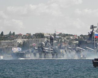 В Севастополе отметили день Военно-морского флота России