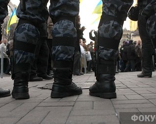 Похороны днепропетровского бизнесмена охраняли сотрудники Беркута