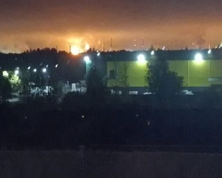 Дроны повторно ударили по одному из крупнейших нефтеперерабатывающих заводов РФ в Киришах (фото)