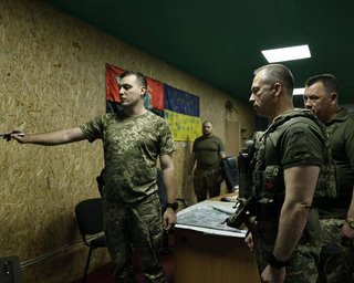 Поспілкувався з бойовими командирами: Сирський приїхав на Куп'янський напрямок (фото)