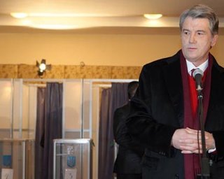 Ющенко покидает кресло президента счастливым