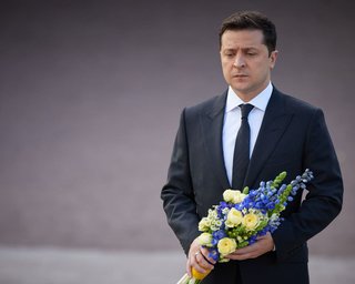 Зеленский, Разумков и Порошенко почтили память погибших в Бабьем Яру (фото)