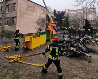 Падіння гелікоптера в Броварах: у МВС розповіли, коли покажуть результати розслідування