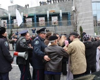 В НУ-НС заявляют, что милиция не имеет права разогнать митинг