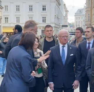 "Так ще не зверталися": мер Львова під час зустрічі з королем Швеції переплутав звертання — це стало мемом (відео)