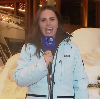 Скандал на Олімпіаді 2026: ведуча з Австралії вийшла в ефір п'яною і помацала сніг