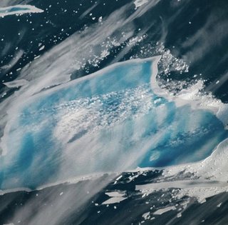 Дни крупнейшего айсберга Земли сочтены: гигантская глыба льда посинела в океане (фото)