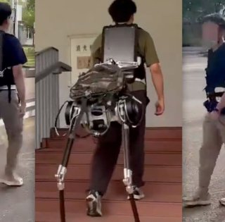 У Китаї створили робота, який перетворює людину на кентавра: навіщо (фото)