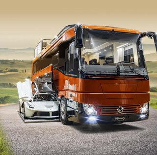 Дворцы на колесах: самые роскошные и дорогие автодома в мире (фото, видео)