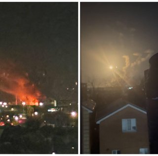 "Видели баллистическую ракету": в Ростове РФ раздаются взрывы, пылает завод, а ПВО "отработала" по домам (фото, видео)