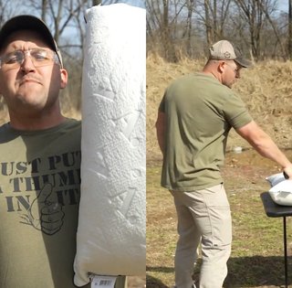 Чоловік перевірив міф про подушку в якості глушника: результати його вразили (відео)