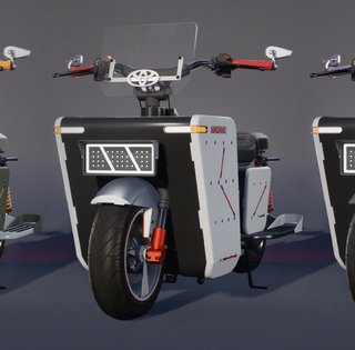 Альтернатива автомобілю: Toyota показала оригінальний електроскутер із багажником (фото)