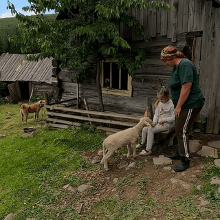 Самі у горах: Марія та її донька живуть на полонині посеред Карпат (фото)