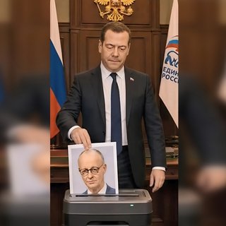 Медведев опубликовал шокирующие кадры с шредером: поздравлял с "Днем России" (видео)