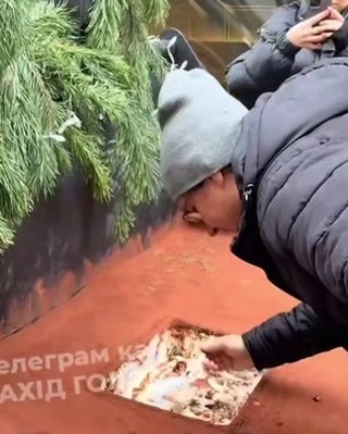 Во Львове жителей угостили тирамису с ковша трактора: сеть взорвалась критикой (видео)