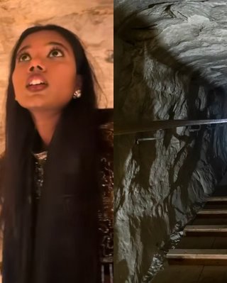 Туристка зайшла всередину піраміди в Єгипті й одразу пошкодувала про це (відео)