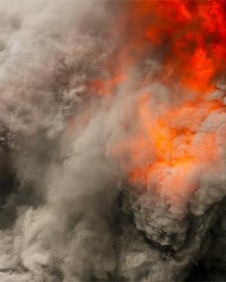 Пожар на складе боеприпасов ВСУ под Винницей