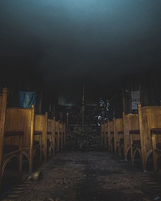 Пожежа в костелі Святого Миколая в Києві