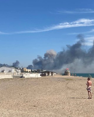 Вибухи в Криму у військовій частині біля Джанкоя