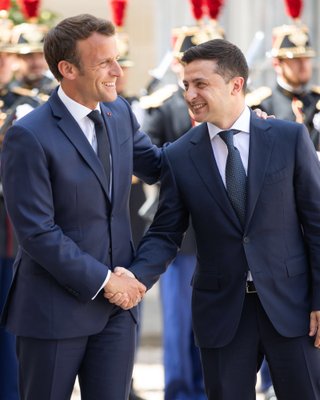 Зустріч Зеленського, Макрона та Шольця
