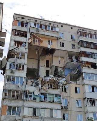 Взрыв на Позняках в Киеве