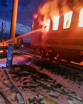 РФ атакувала потяг Чоп — Харків — Барвінкове