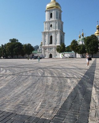 Дрифт на Софійській площі у Києві