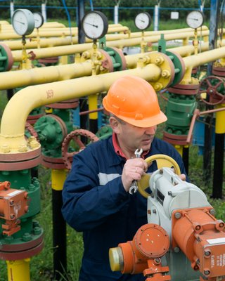 Транзит газа через Украину