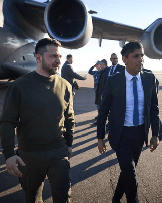 Візит Зеленського до Великої Британії та ЄС