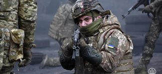 Боец украинской армии