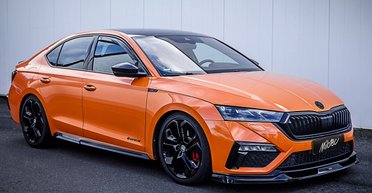Яркий дизайн и 275 сил: представлена мощная заряженная Skoda Octavia (фото)