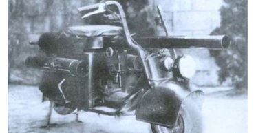 В интернете показали малоизвестный боевой скутер Mitsubishi с пушкой (фото)