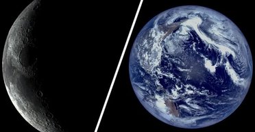 Дивовижні фотографії Місяця і Землі надіслав із космосу приватний місячний модуль (фото)